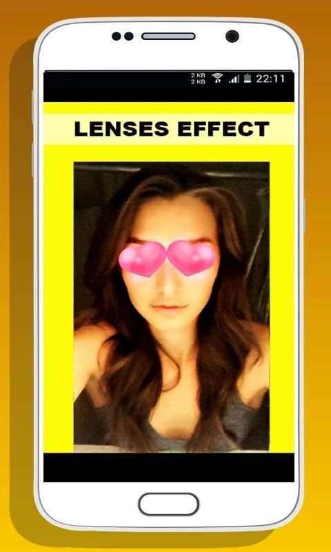 Sticker lenses snapchat effect скриншот 3