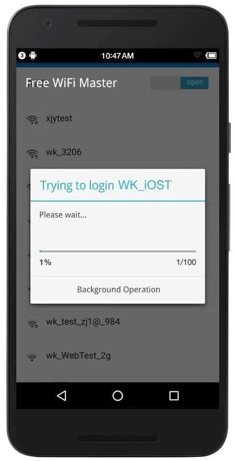 Free WiFi Master 1 تصوير الشاشة