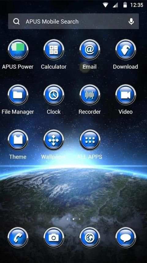 Celestial Body theme for APUS screenshot 2