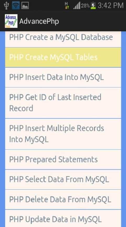 Advance Php/AJAX W3school 3 تصوير الشاشة