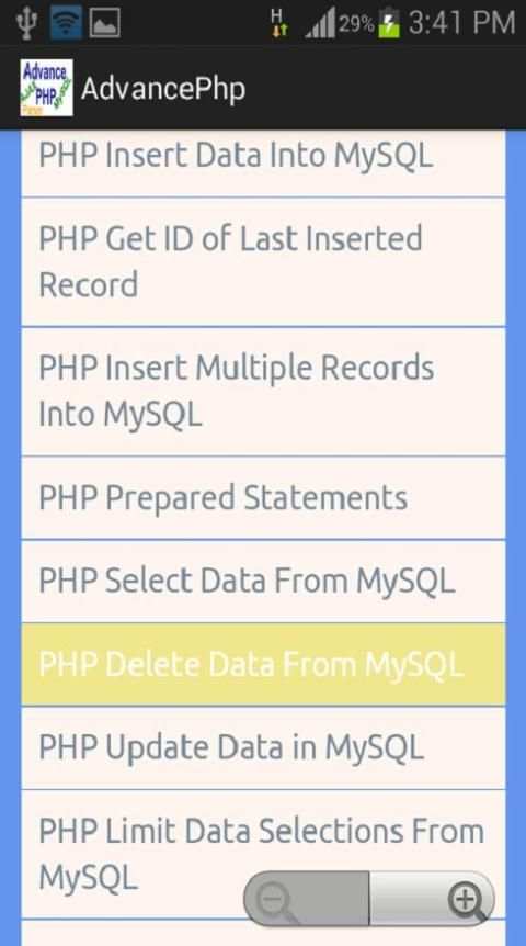 Advance Php/AJAX W3school screenshot 5