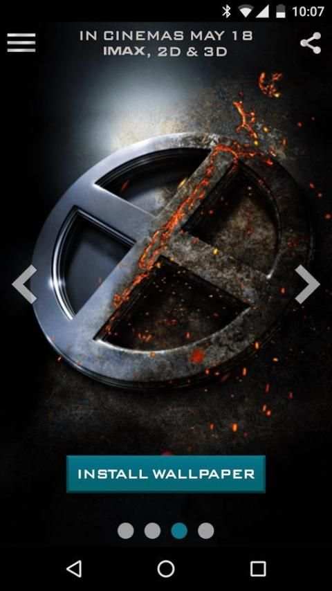 X-Men Live Wallpaper скриншот 12