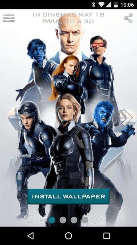 X-Men Live Wallpaper 14 تصوير الشاشة
