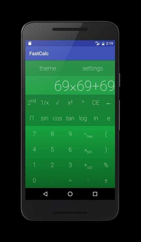 FastCalc - Elegant Calculator 10 تصوير الشاشة