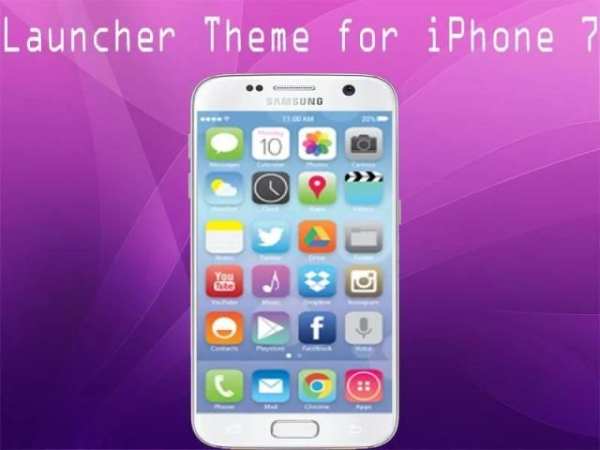 Launcher android theme for ios screenshot 1