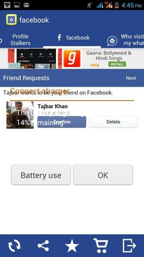 Who checks my facebook profile screenshot 1