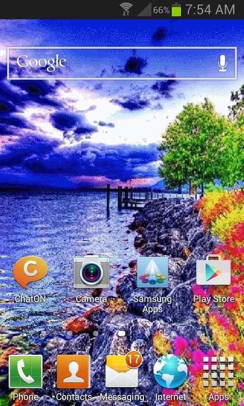 Blue Cloud Lake LWP screenshot 2