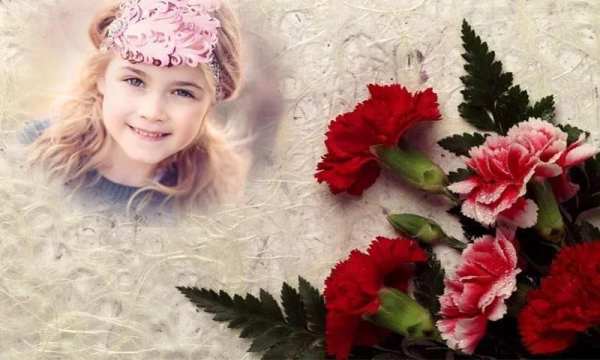 Flower photo frame 4 تصوير الشاشة