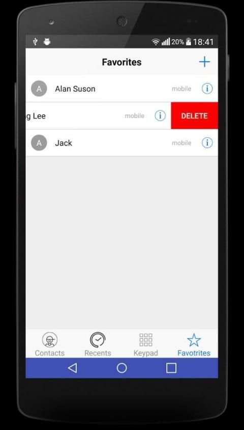 Contacts & Dialer Style OS 9 screenshot 2