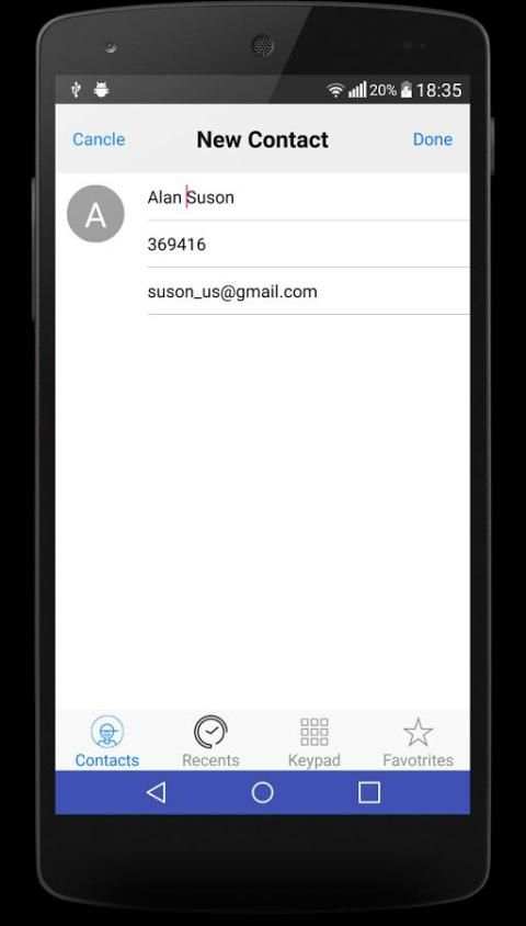 Contacts & Dialer Style OS 9 screenshot 5