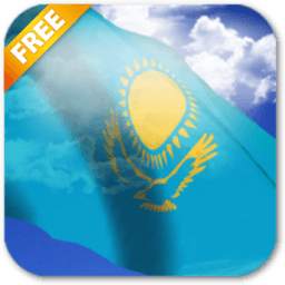 3D Kazakhstan Flag