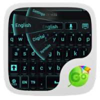 GO Keyboard Black Cyan Theme on 9Apps