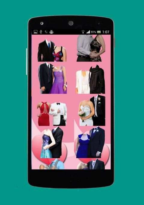 Couple Photo Suit Maker 7 تصوير الشاشة
