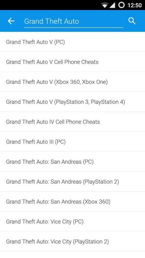 Game Cheats 2 تصوير الشاشة