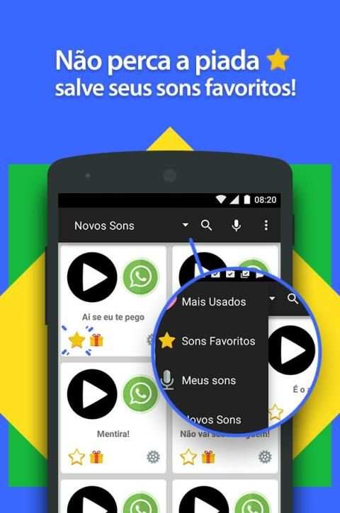 Sons Engraçados pra WhatsApp скриншот 3