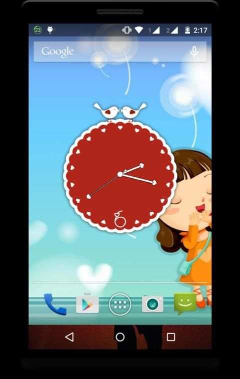 Love Clock Live Wallpaper 1 تصوير الشاشة