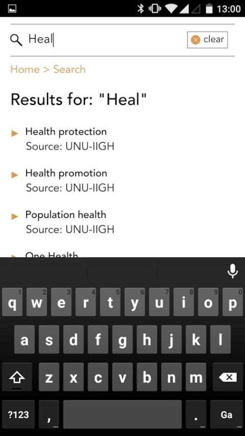 UNU Jargon Buster screenshot 4