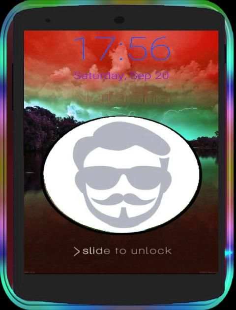 Nama saya | layar kunci foto screenshot 1
