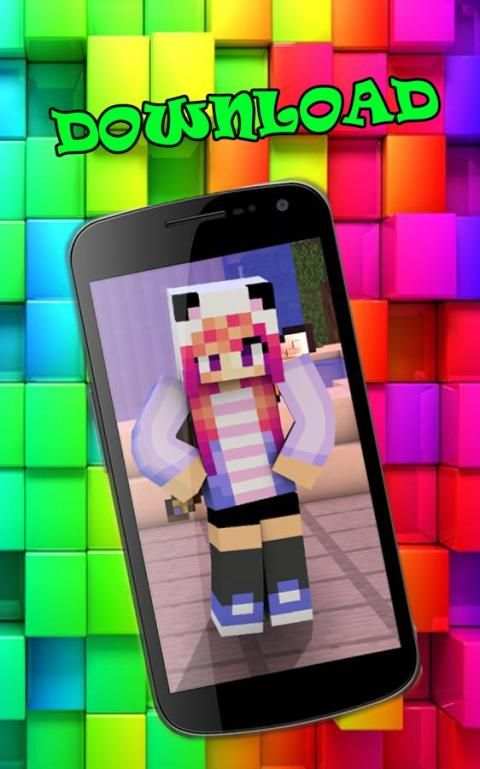 Girls skins for minecraft pe screenshot 1