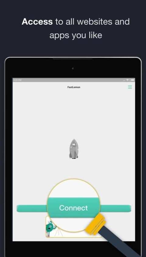 Free VPN by FastLemon security screenshot 1