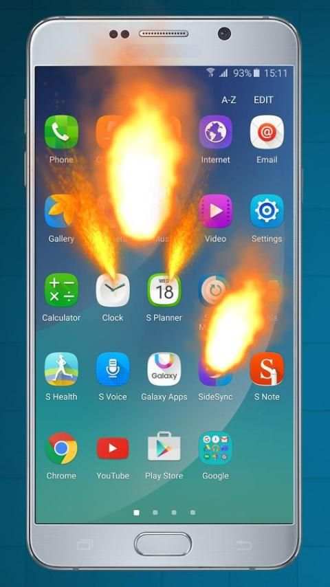 Fire Screen prank screenshot 1