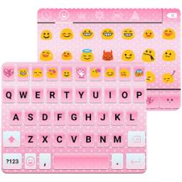 Pink Emoji Keyboard -Emoticons