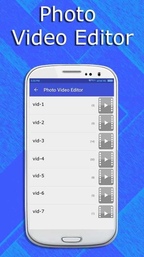 Photo Video Editor 4 تصوير الشاشة