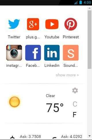 Browser 4 تصوير الشاشة