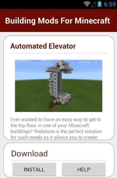 Building Mods For Minecraft скриншот 3