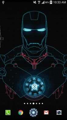Iron Man 3 Launcher Theme screenshot 1