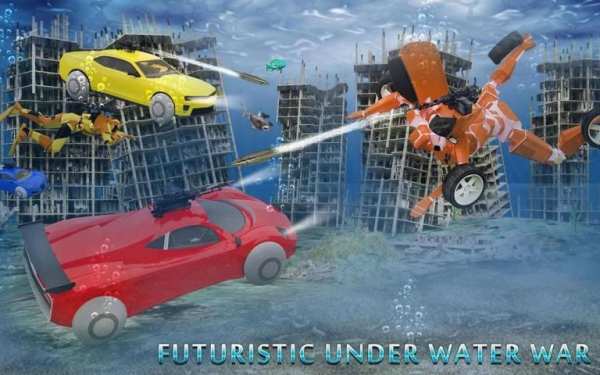 Underwater Robot Car Transform screenshot 11