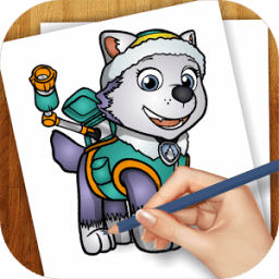 Learn to Draw Paww Patrol أيقونة