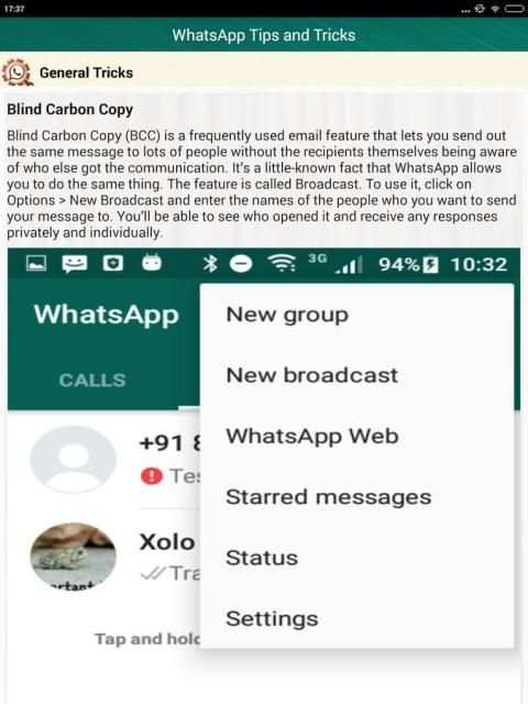 Help for WhatsApp Tips Tricks скриншот 2