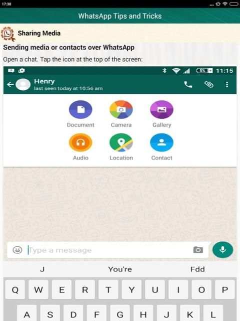 Help for WhatsApp Tips Tricks screenshot 1