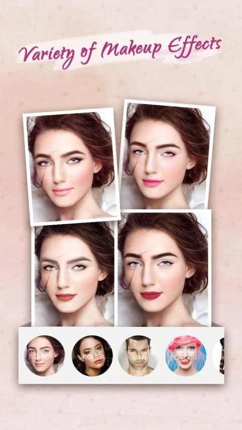 Snap Makeup Selfie Cam 4 تصوير الشاشة