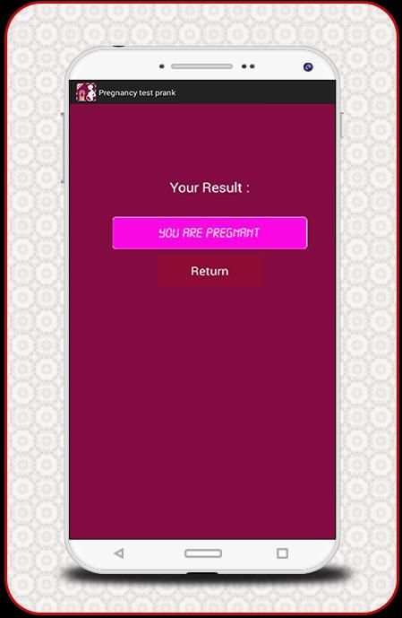 Finger Pregnancy Test Prank screenshot 1