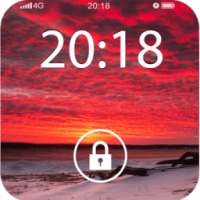 Layar Lock Salju Pohon