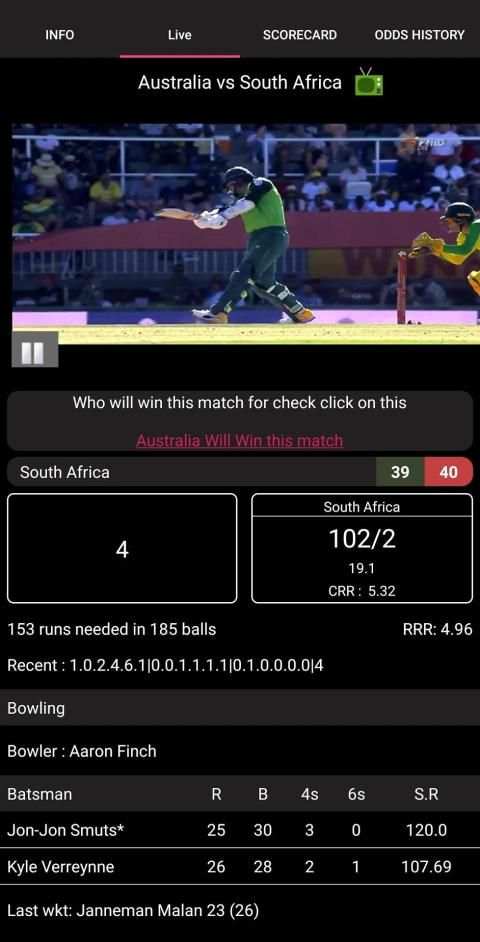Cricket Xchange - Fast Live Line & Cricket Scores screenshot 1