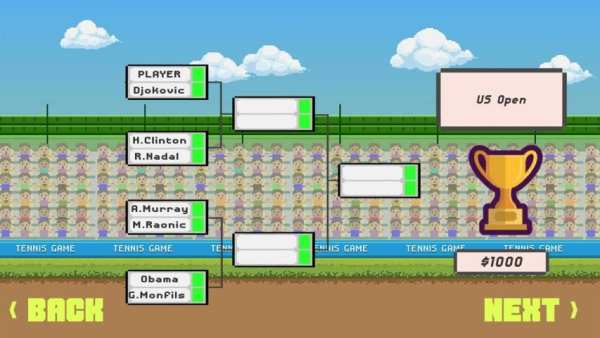 Tennis Legend Y8 Stick Trump screenshot 11