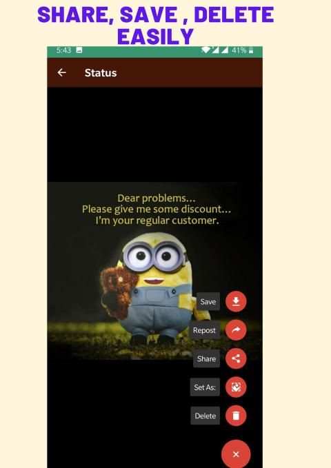 Status Saver For Whatsapp - Pic/Video Downloader स्क्रीनशॉट 3