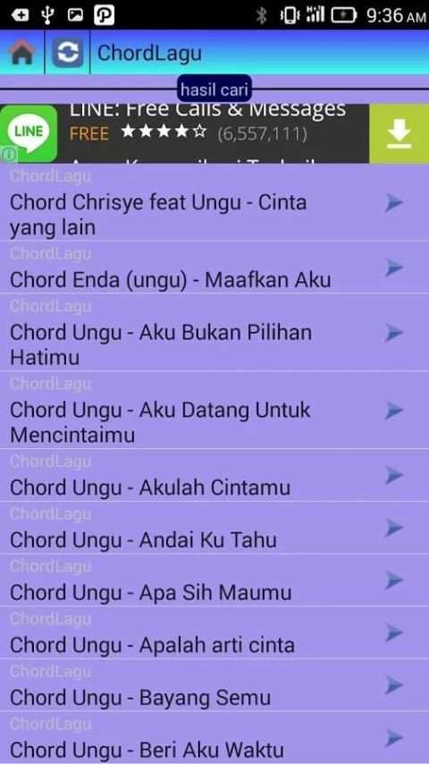 CHORD LAGU screenshot 4
