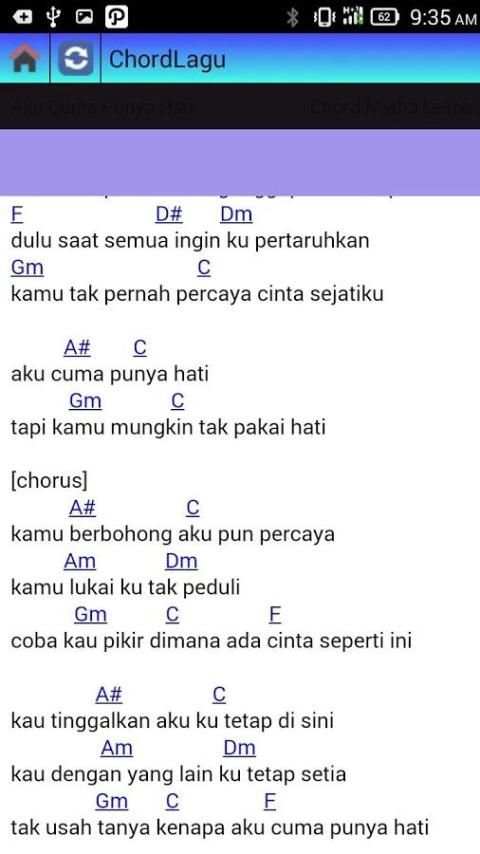 CHORD LAGU screenshot 2