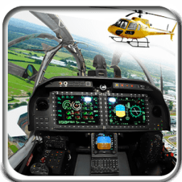 हेलीकाप्टर ड्राइविंग सिम्युलेट आइकन