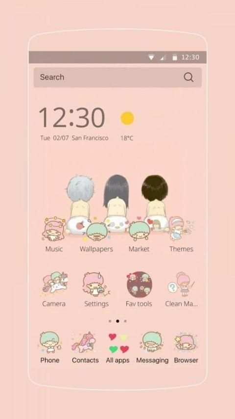 So Cute Theme screenshot 4