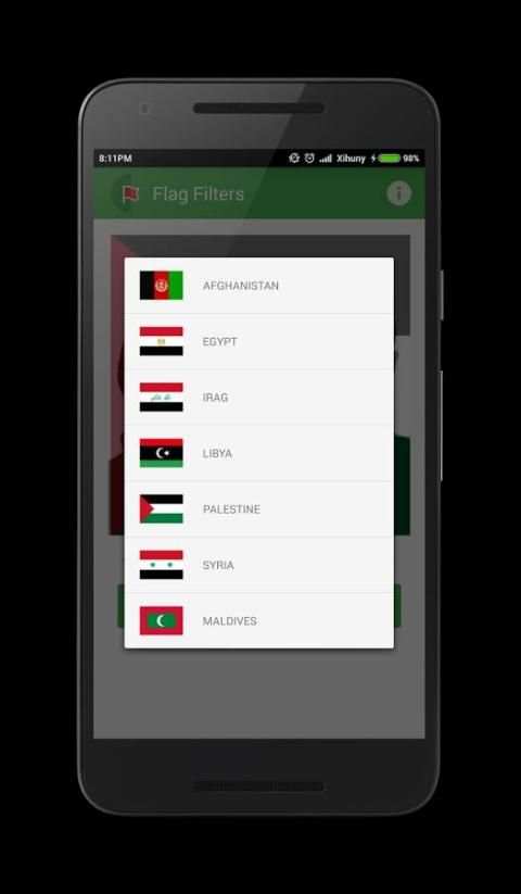Flag Filters screenshot 1