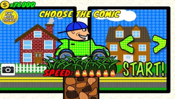 Comic Car скриншот 3