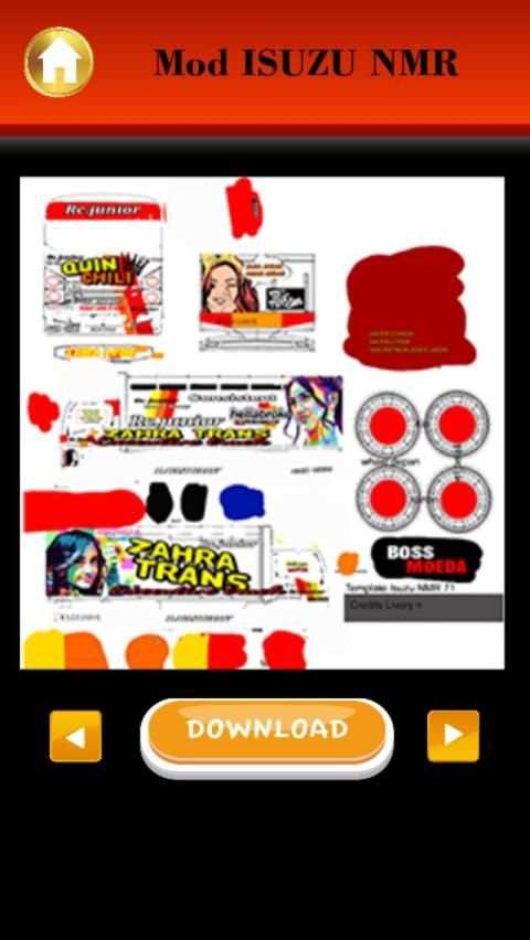 Bussid Mod Canter Isuzu screenshot 2