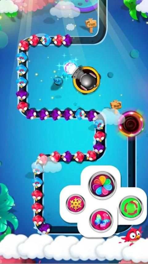 Bird Blast - Marble Legend स्क्रीनशॉट 3
