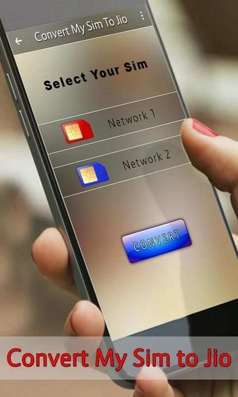 Convert my SIM to JIO Prank स्क्रीनशॉट 3