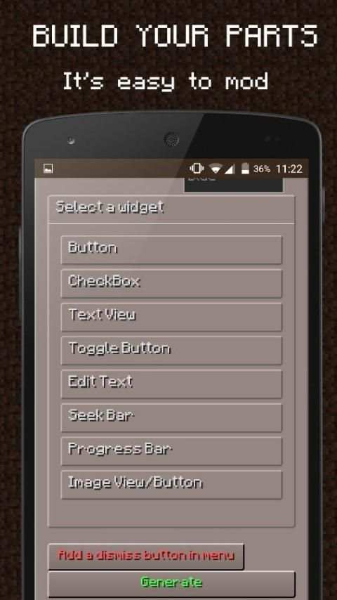 GUI Mod Maker for MCPE (Free) скриншот 6